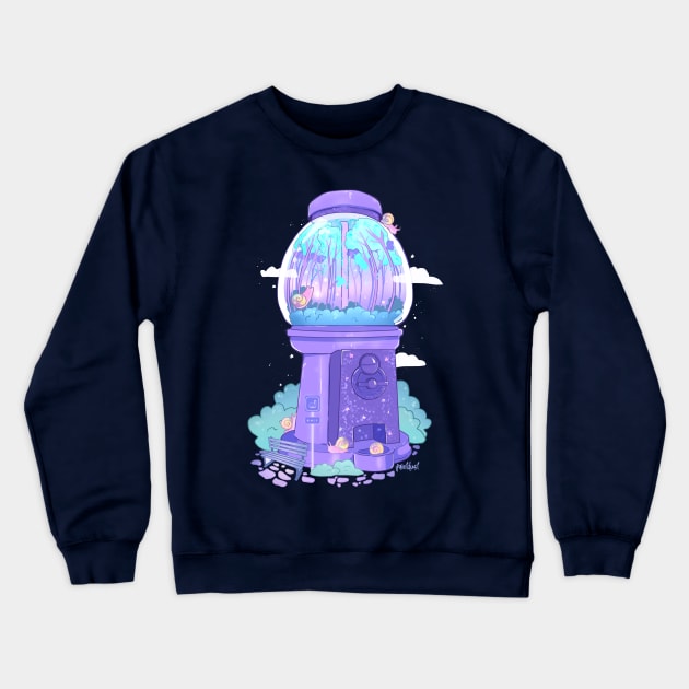 Snail Station Crewneck Sweatshirt by paintdust